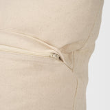 Mercana Jenner Cream Cotton-Linen Blend Decorative Square Pillow Cover