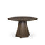 Mercana Jovani 48" Solid Dark Brown Mango Wood Round Dining Table