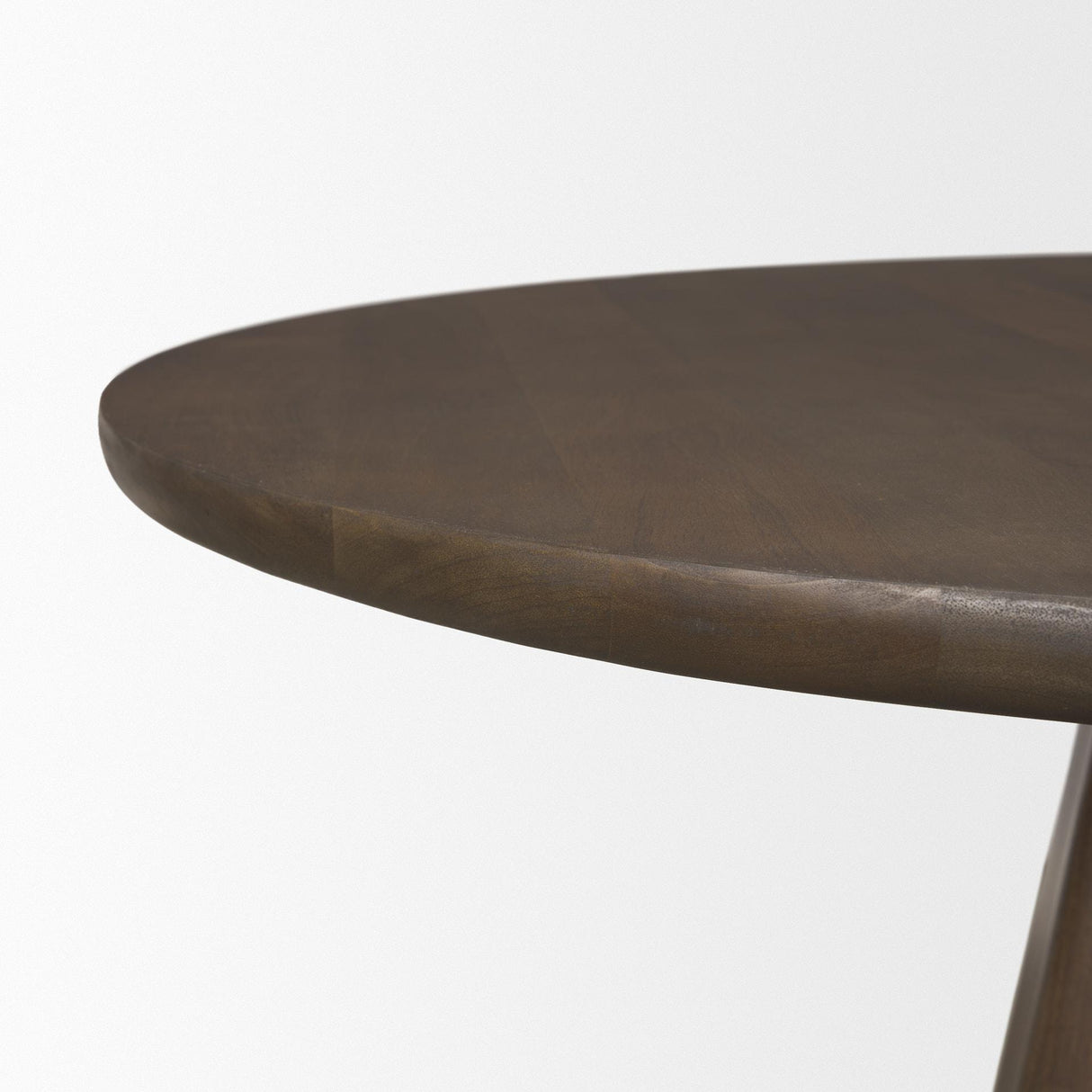 Mercana Jovani 48" Solid Dark Brown Mango Wood Round Dining Table