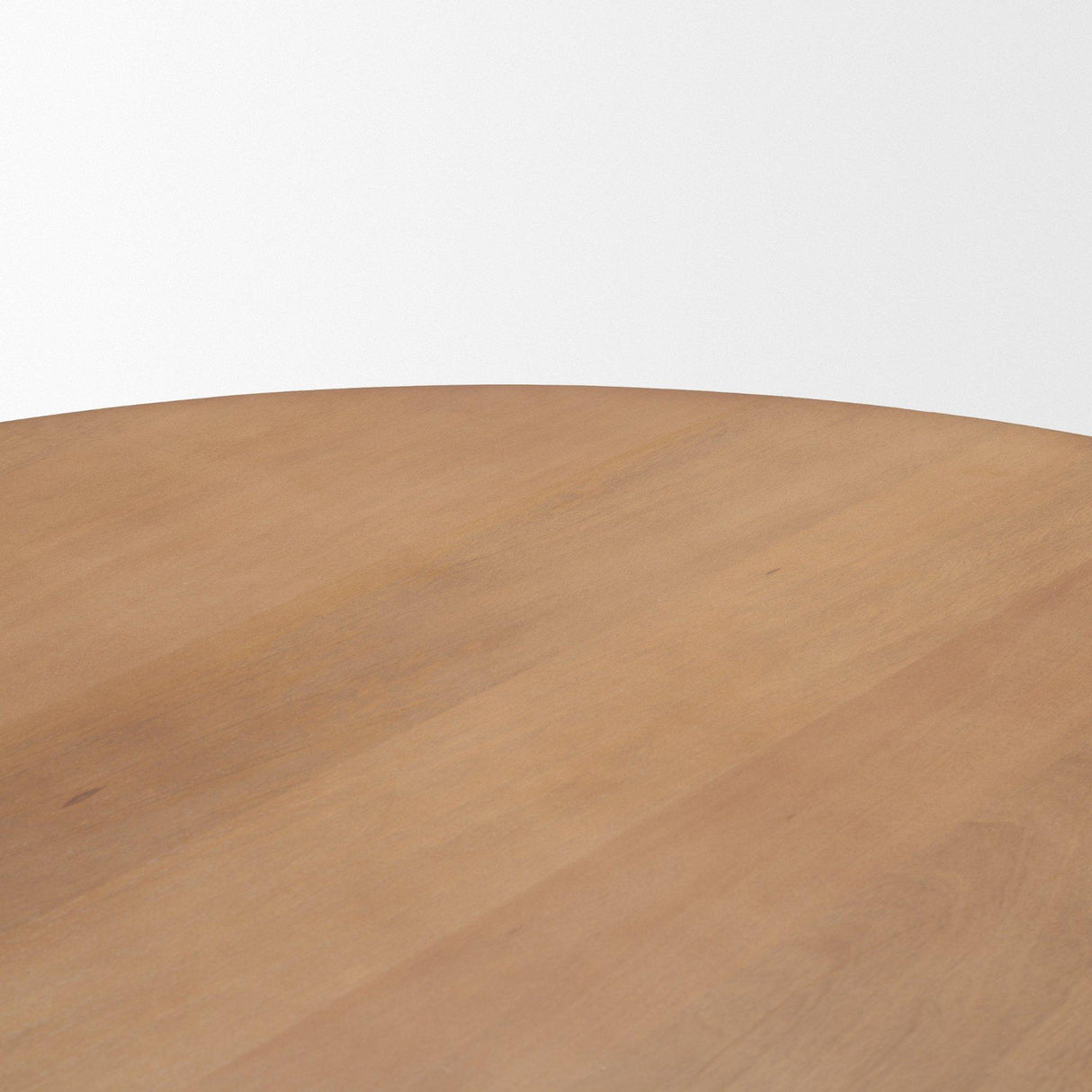 Mercana Jovani 48" Solid Light Brown Mango Wood Round Dining Table