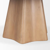 Mercana Jovani 60" Solid Light Brown Mango Wood Round Dining Table