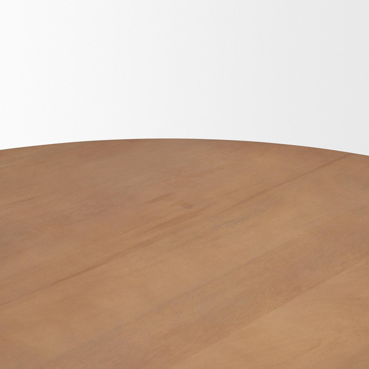 Mercana Jovani 60" Solid Light Brown Mango Wood Round Dining Table