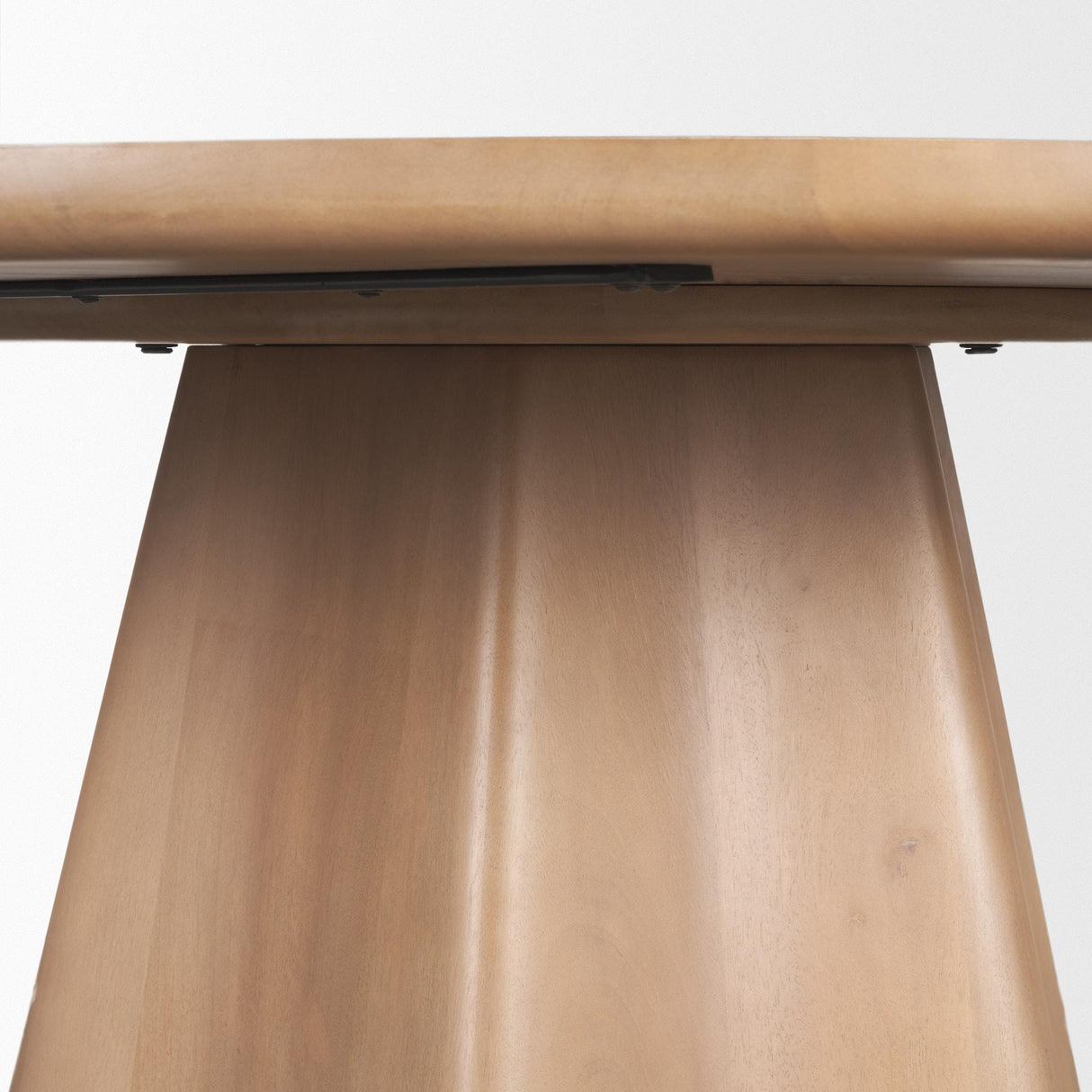 Mercana Jovani 60" Solid Light Brown Mango Wood Round Dining Table