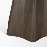 Mercana Jovani 60" Solid Dark Brown Mango Wood Round Dining Table