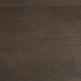 Mercana Jovani 94" Solid Dark Brown Mango Wood Oval Dining Table