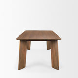 Mercana Jonan Brown Solid Mango Wood Rectangular Dining Table