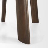 Mercana Jonan Solid Dark Brown Mango Wood Rectangular Dining Table