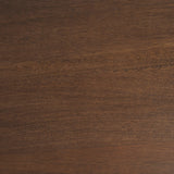 Mercana Jonan Solid Dark Brown Mango Wood Rectangular Dining Table