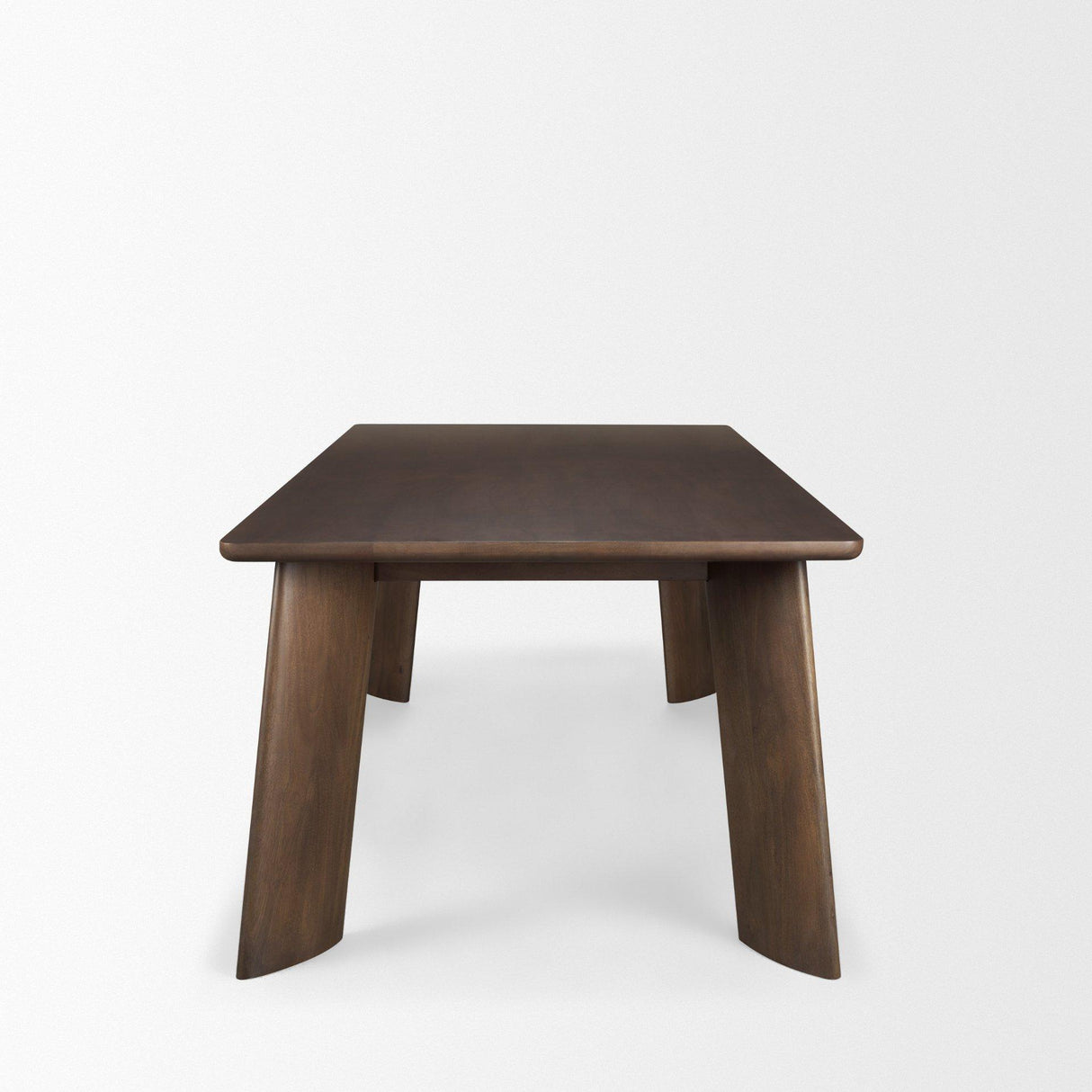 Mercana Jonan Solid Dark Brown Mango Wood Rectangular Dining Table