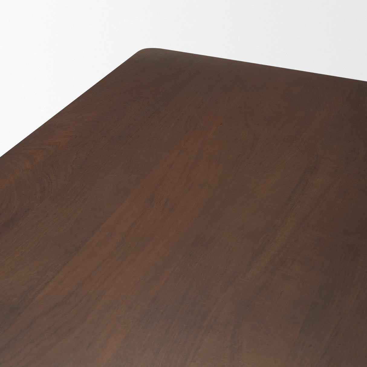 Mercana Jonan Solid Dark Brown Mango Wood Rectangular Dining Table