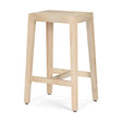 Mercana Colony Light Brown Solid Wood Counter Stool