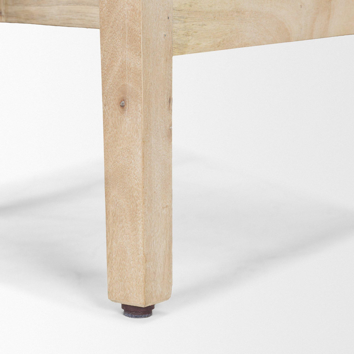 Mercana Colony Light Brown Solid Wood Counter Stool
