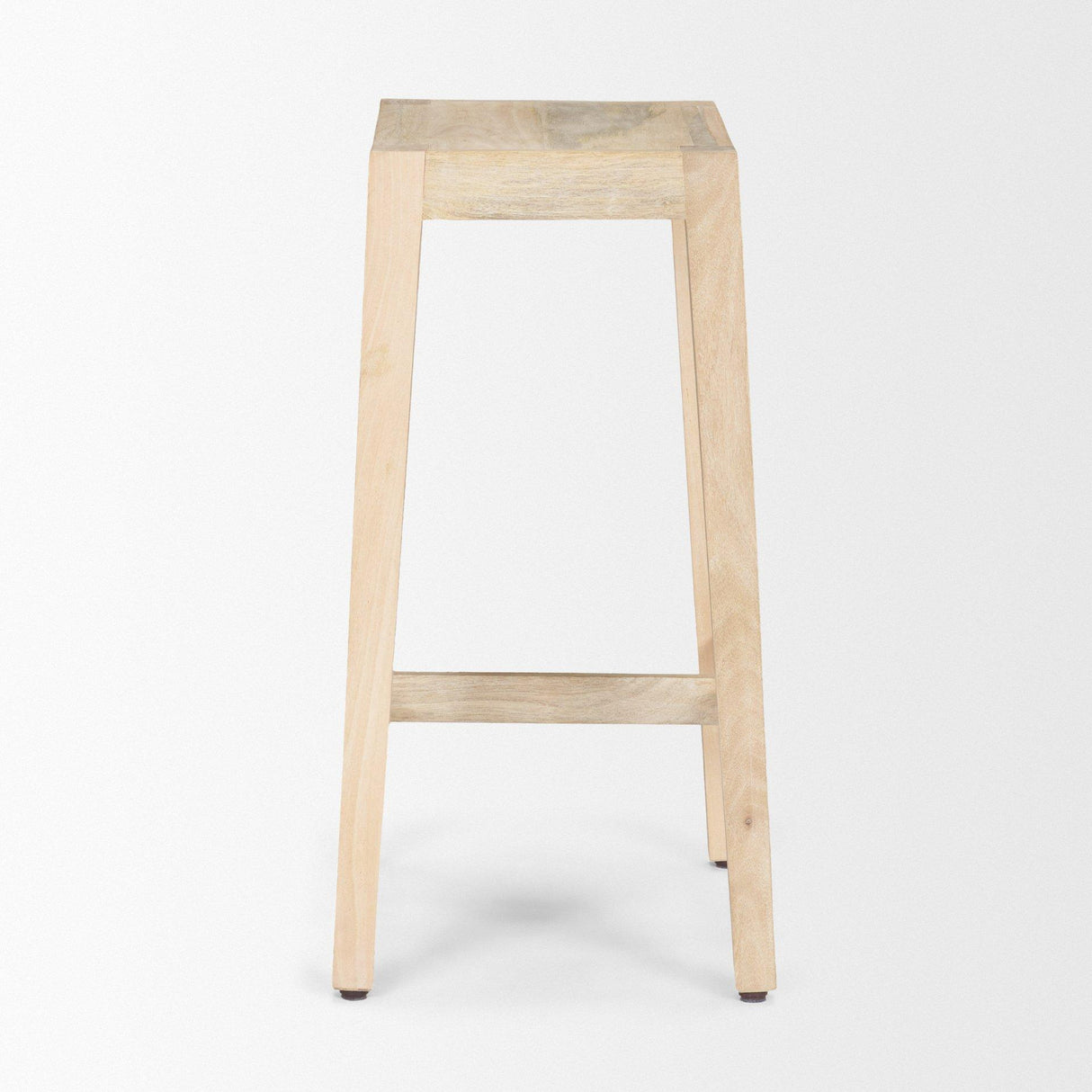 Mercana Colony Light Brown Solid Wood Counter Stool