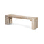 Mercana McArthur 64" Whitewash Reclaimed Wood Bench