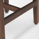Mercana Colony Medium-Dark Brown Solid Wood Counter Stool