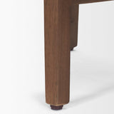 Mercana Colony Medium-Dark Brown Solid Wood Counter Stool