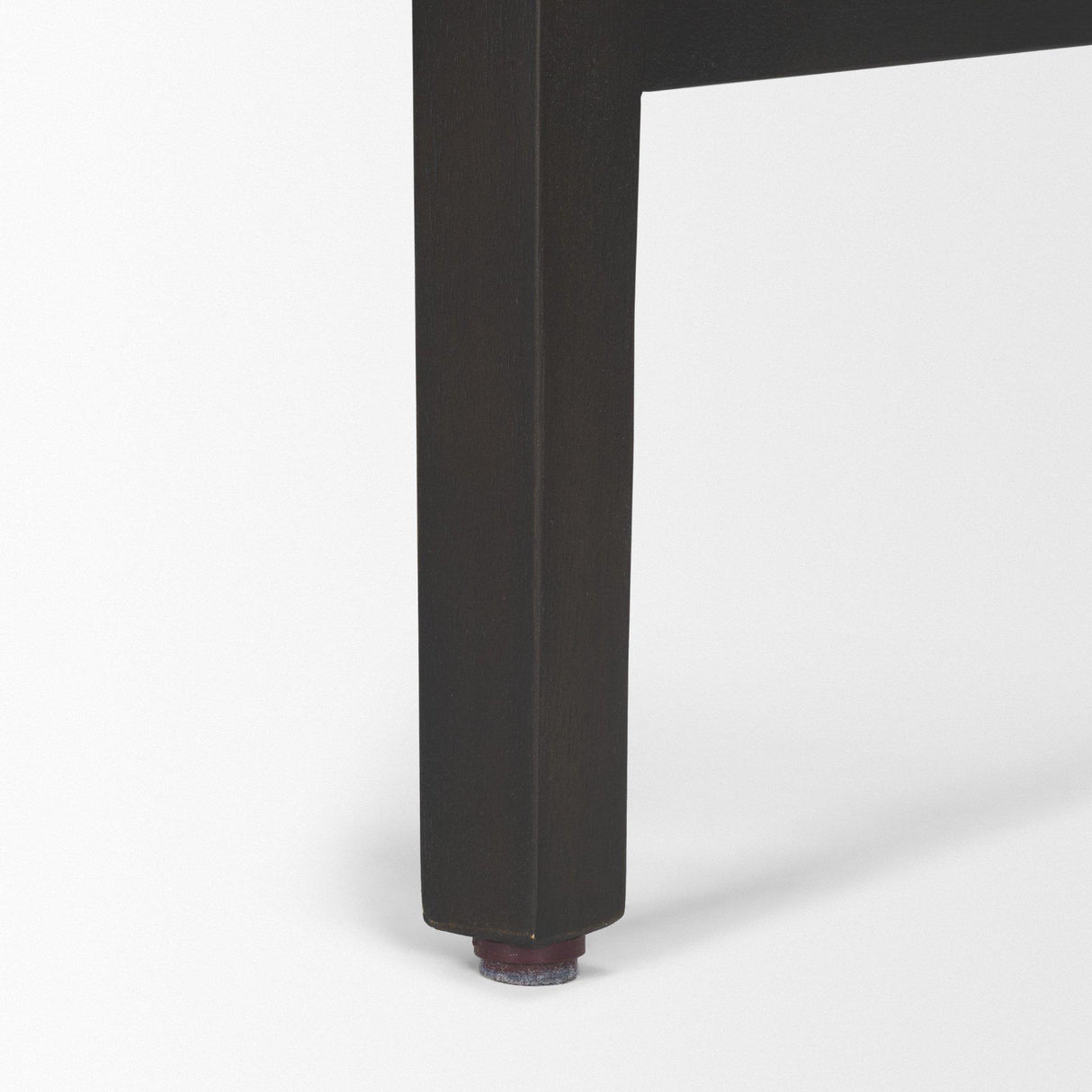 Mercana Colony Black-Brown Solid Wood Counter Stool