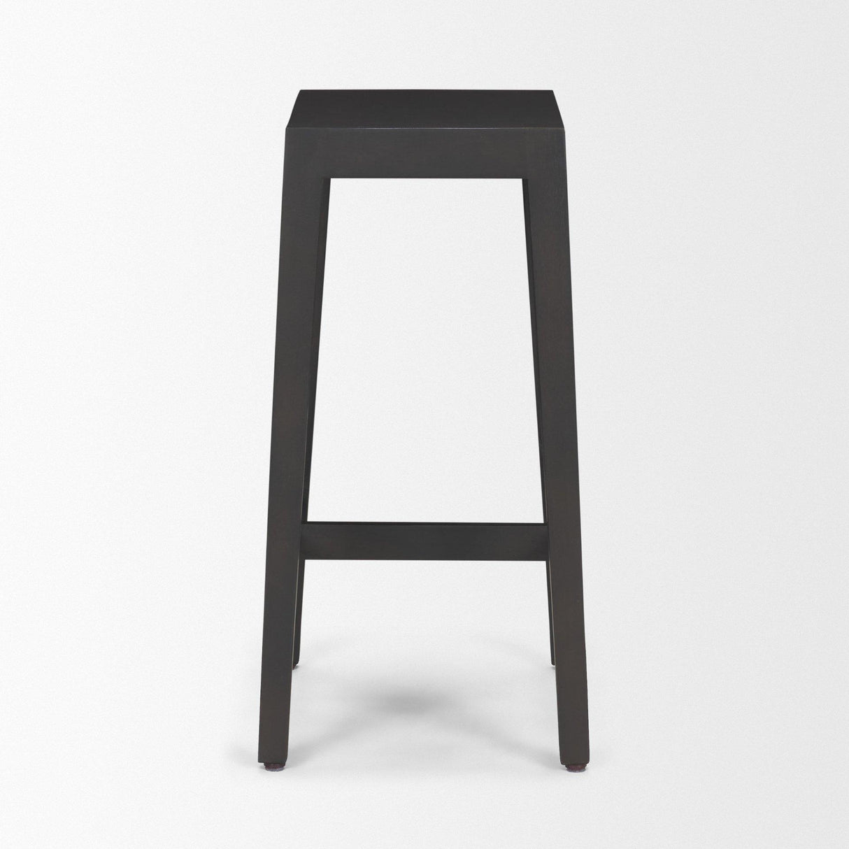 Mercana Colony Black-Brown Solid Wood Counter Stool