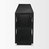 Mercana Bela Large Matte Black Arched Console Table
