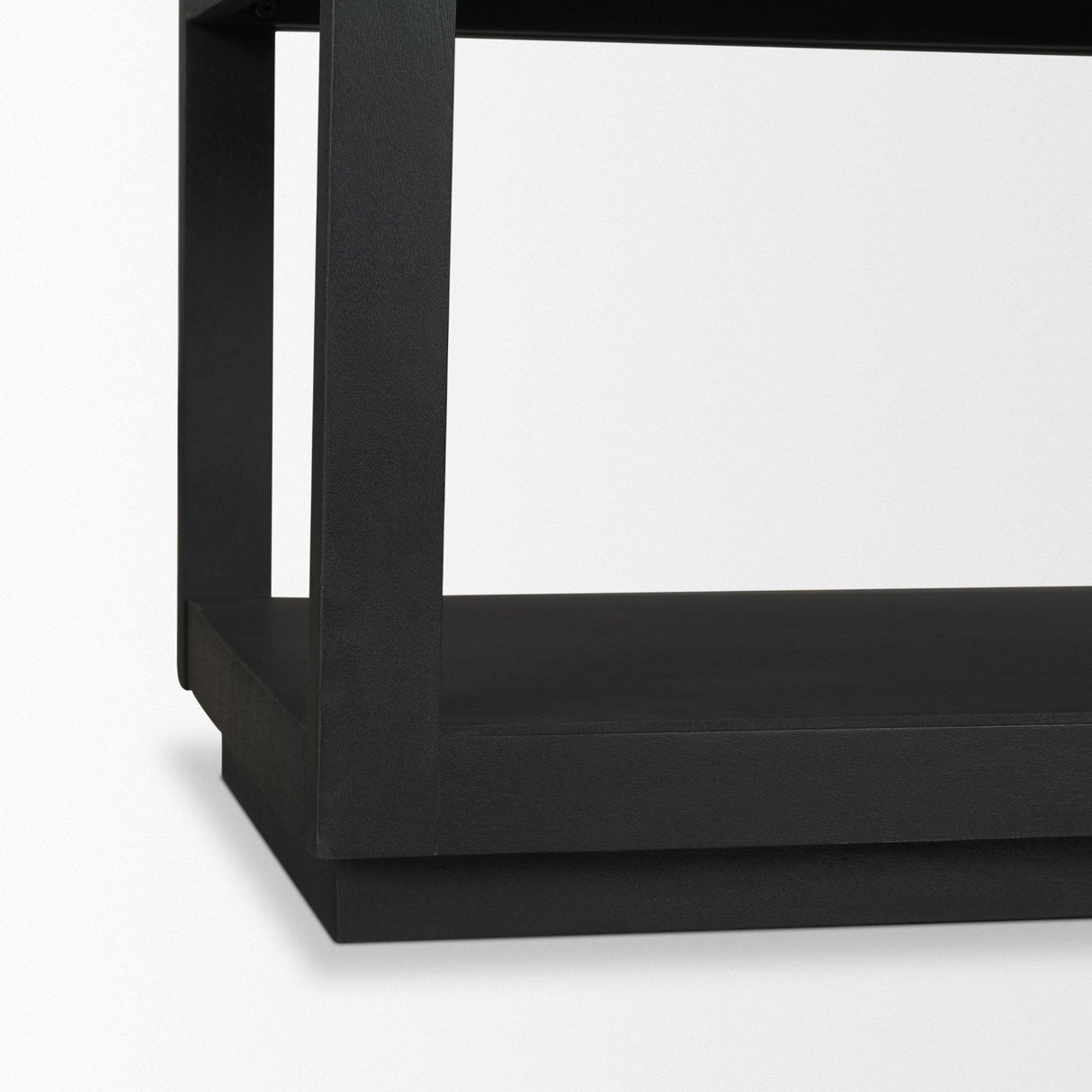 Mercana Bela Large Matte Black Arched Console Table