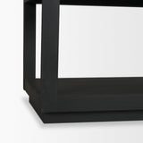 Mercana Bela Large Matte Black Arched Console Table