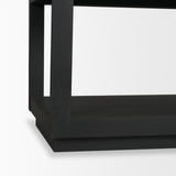Mercana Bela Small Matte Black Arched Console Table