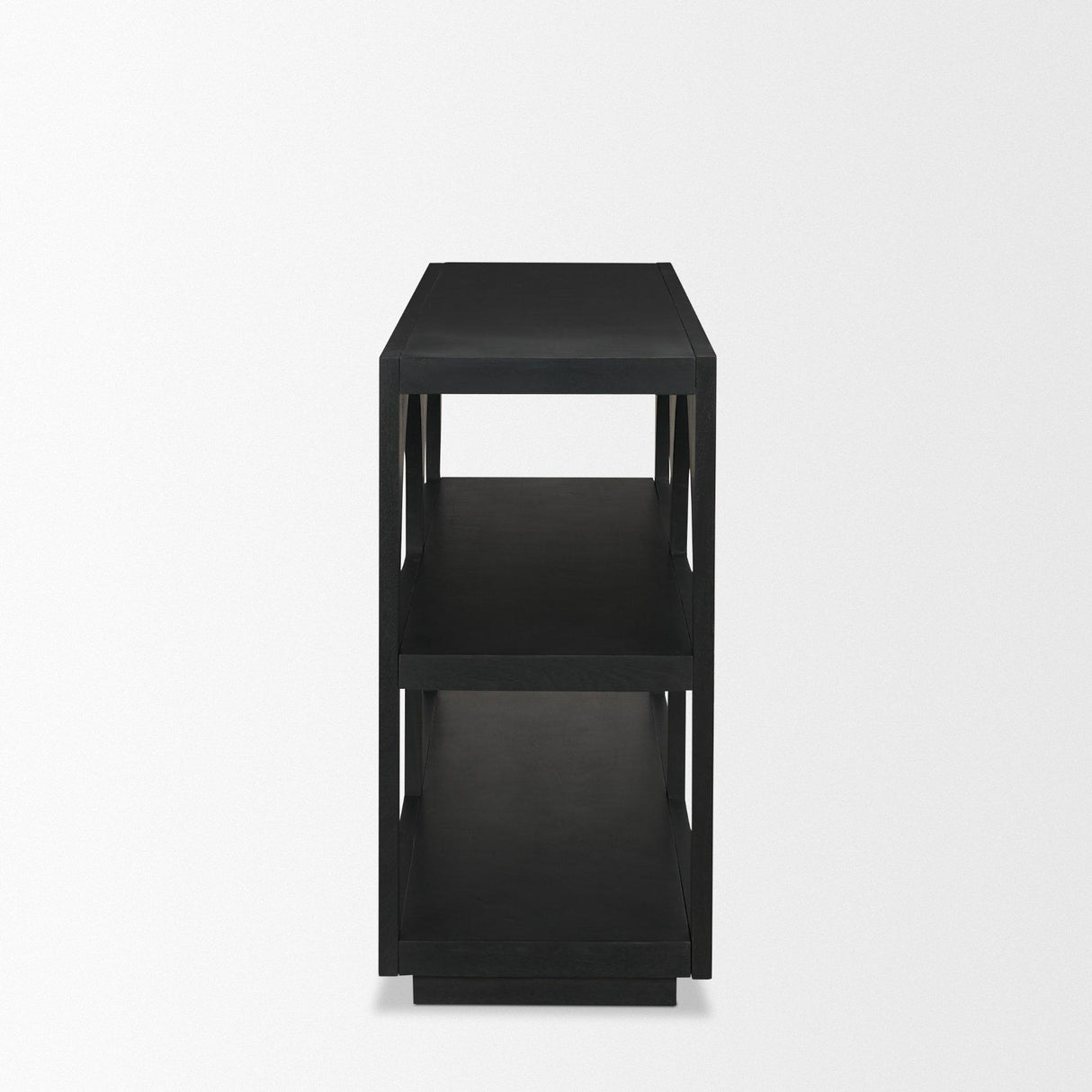 Mercana Bela Small Matte Black Arched Console Table