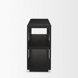 Mercana Bela Small Matte Black Arched Console Table