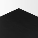 Mercana Grier 72" Black Wood W/ Black Cane Sideboard