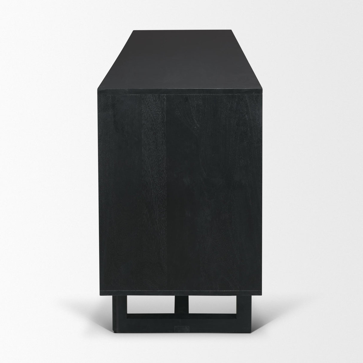 Mercana Grier 72" Black Wood W/ Black Cane Sideboard