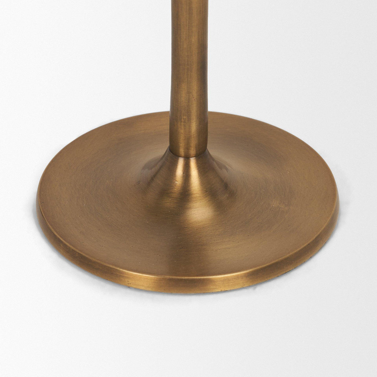 Mercana Chantria Small Solid Natural Brass Adjustable Taper Candle Holder