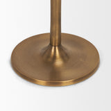 Mercana Chantria Large Solid Natural Brass Adjustable Taper Candle Holder