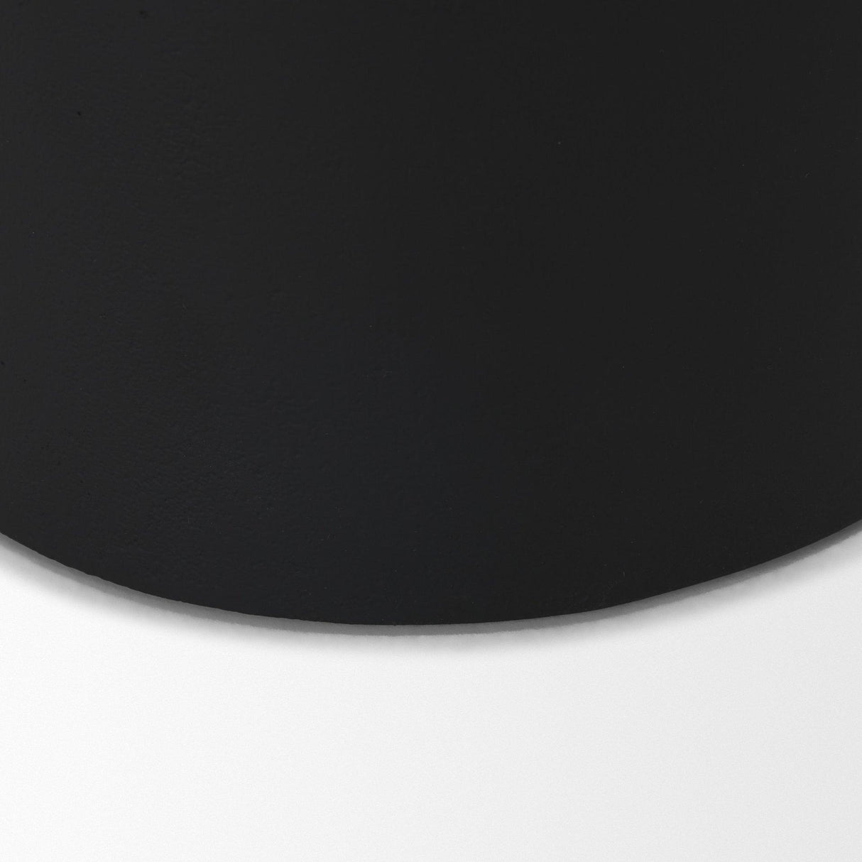 Mercana Deacon Large Matte Black Metal Canister with Sculptural Handles