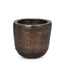 Mercana Aivana Large Antiqued Gold Metal Floor Vase