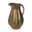 Mercana Anya Antiqued Brass Scalloped Petal Cast Metal Jug