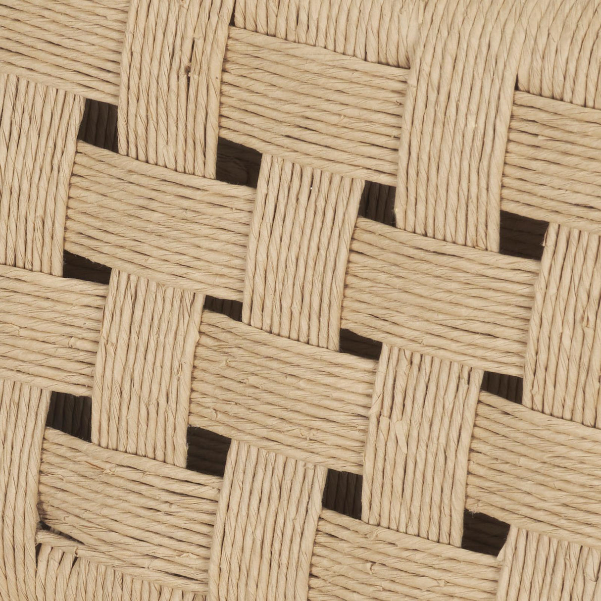 Mercana Brinley Woven Paper Rope w/ Brown Wood Frame Counter Stool