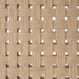 Mercana Brinley Woven Paper Rope w/ Brown Wood Frame Dining Chair