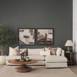 Mercana Hisako Mid Brown Open Round Accent Table