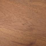 Mercana Hisako Mid Brown Open Round Accent Table