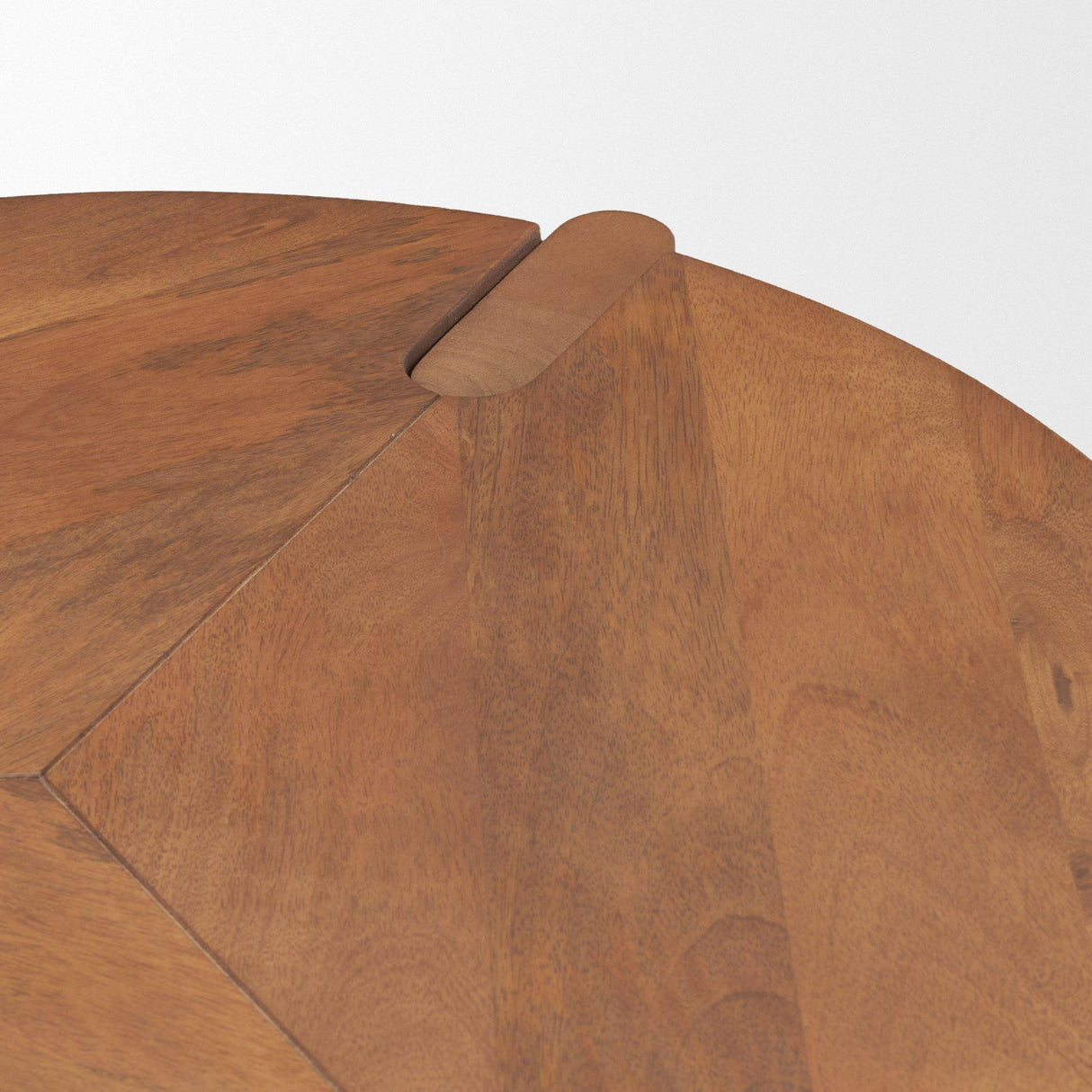 Mercana Hisako Mid Brown Open Round Accent Table