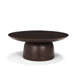 Mercana Sadira Small Mid-Dark Brown Solid Wood Round Riser