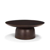 Mercana Sadira Small Mid-Dark Brown Solid Wood Round Riser