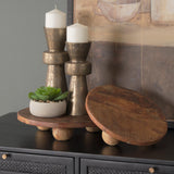 Mercana Kerra Large Solid Reclaimed Wood Tray