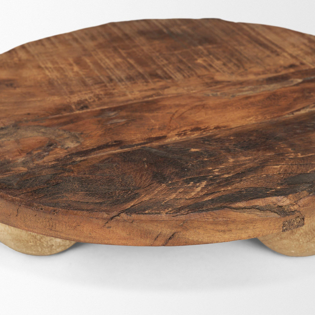 Mercana Kerra Small Solid Reclaimed Wood Tray