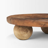 Mercana Kerra Small Solid Reclaimed Wood Tray