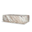 Mercana Matteo Solid Pink Marble Rectangular Coffee Table