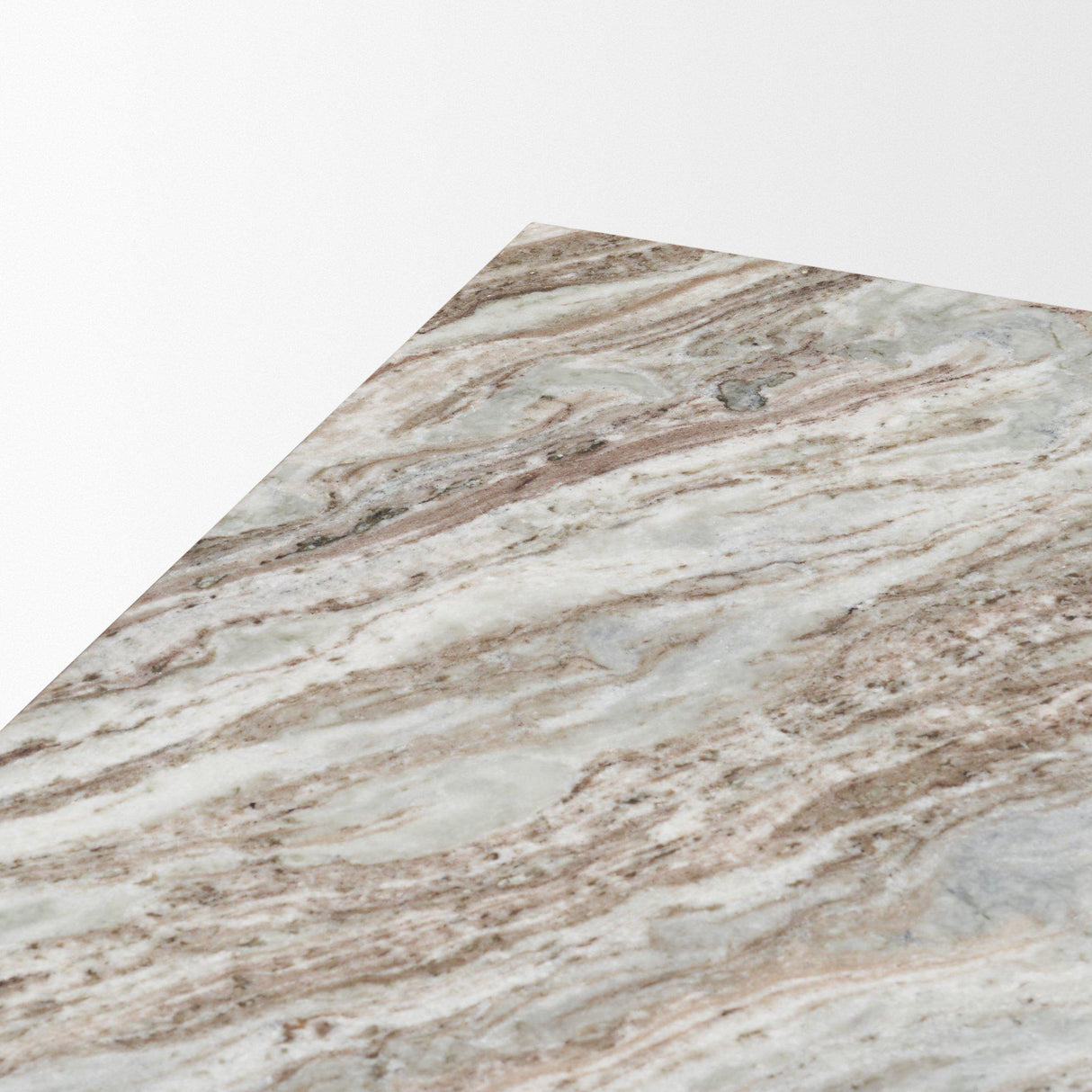 Mercana Matteo Solid Pink Marble Rectangular Coffee Table