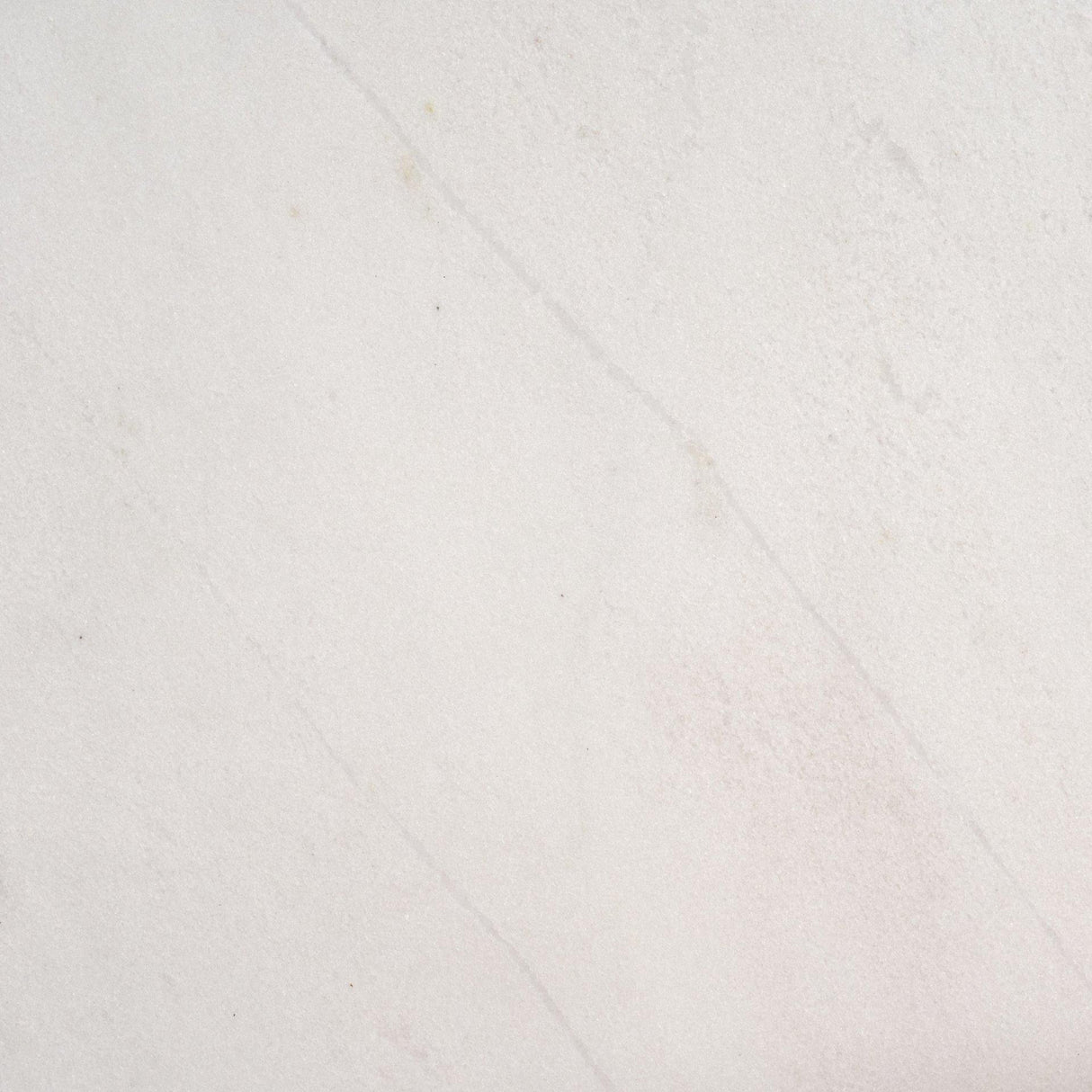 Mercana Matteo Solid White Marble Square Side Table