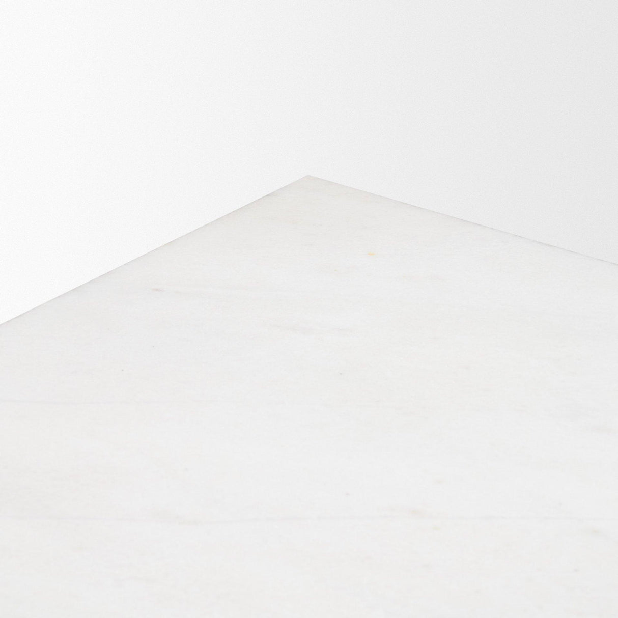 Mercana Matteo Solid White Marble Square Side Table
