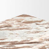 Mercana Matteo Solid Pink Marble Square Side Table